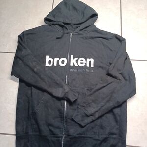 Black Zip-Up Hoodie